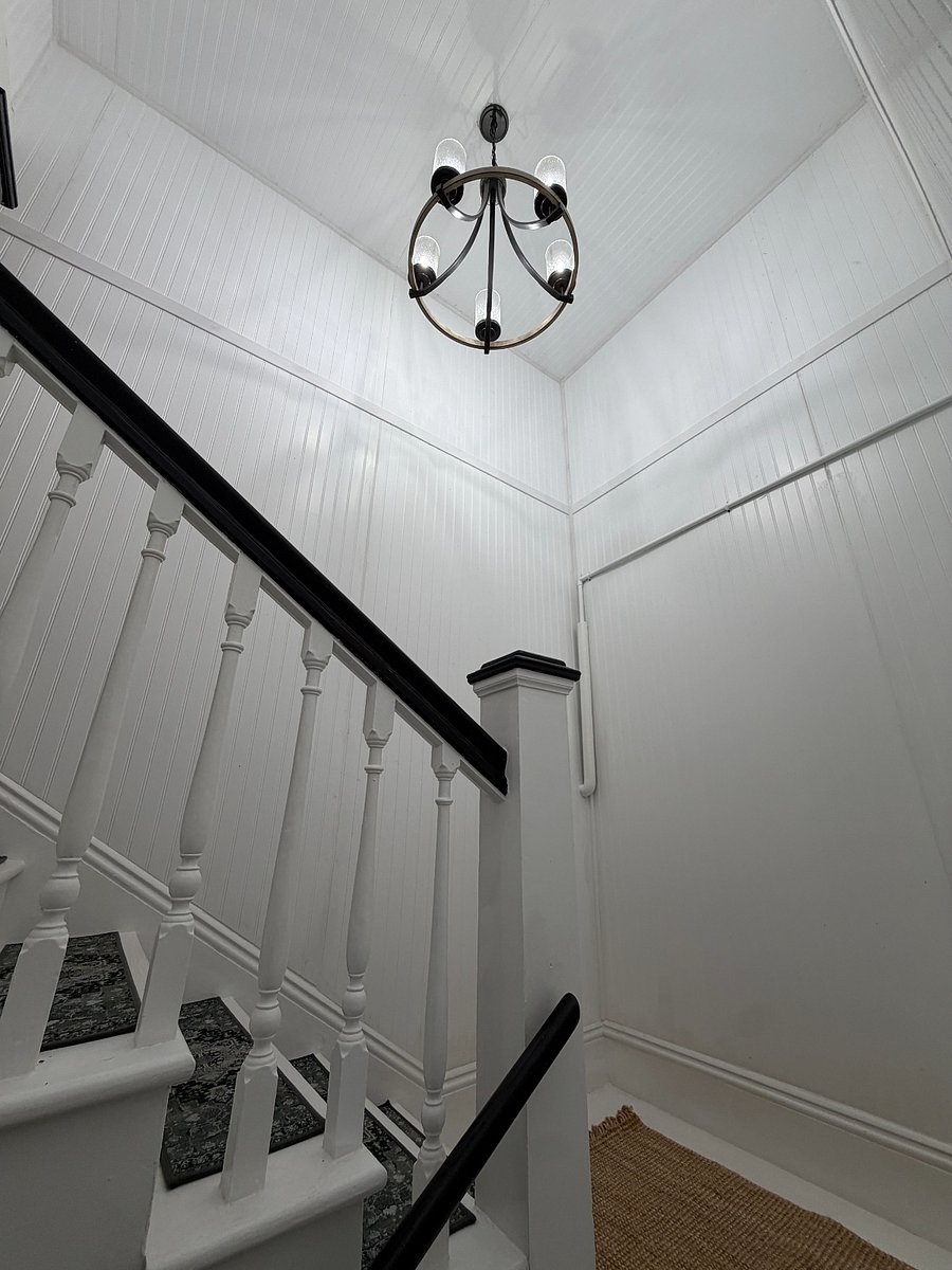 View going up stairwell