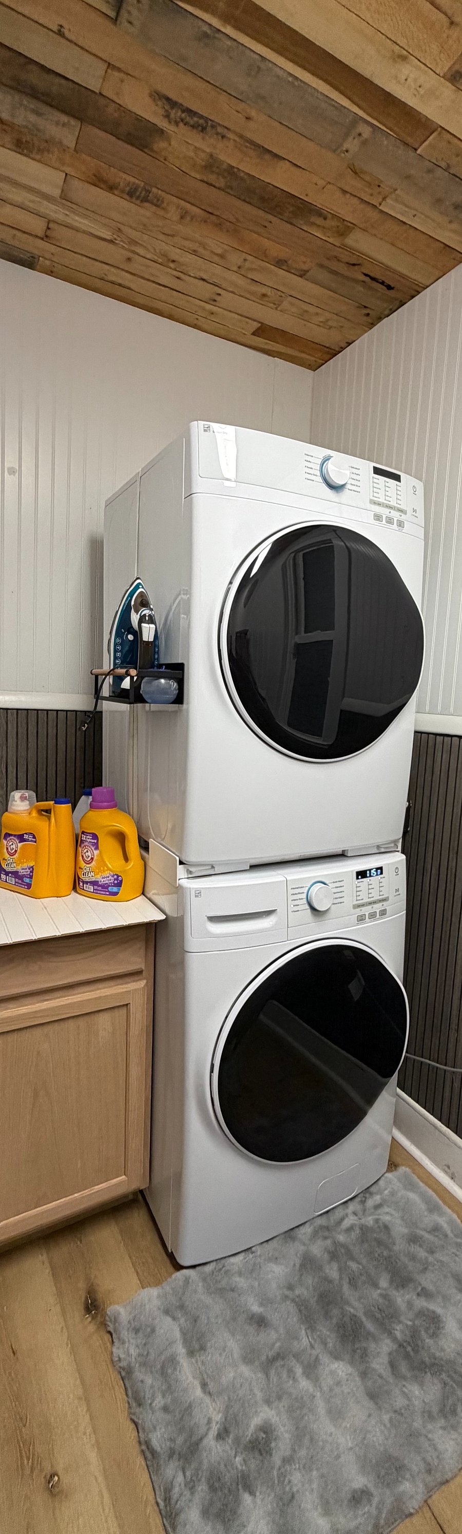 Left side of Laundry area with Washer & Dryer