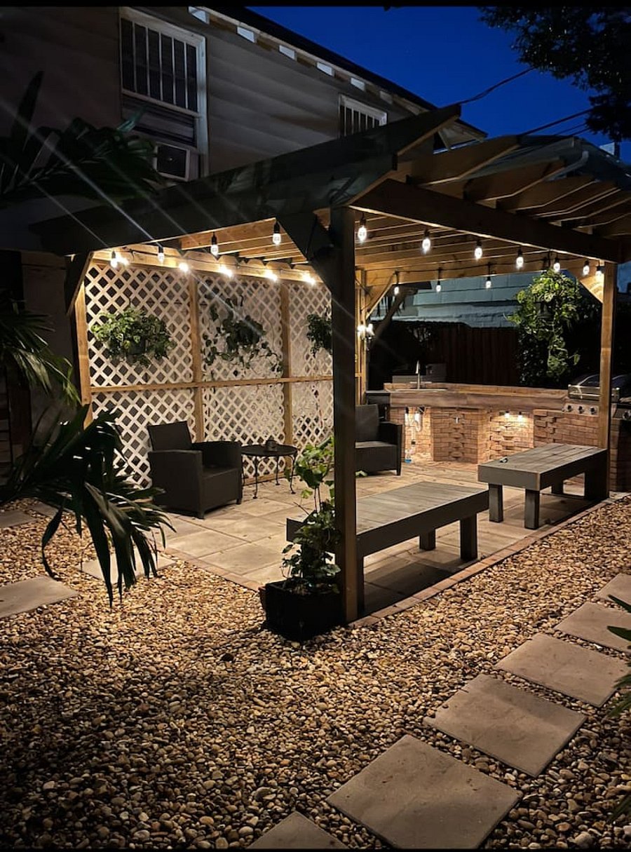 Shared community grill space