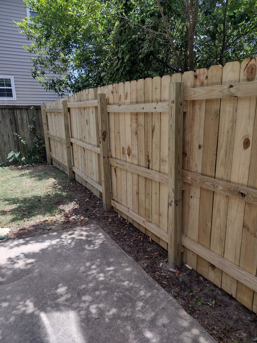 Small fenced-in yard for privacy