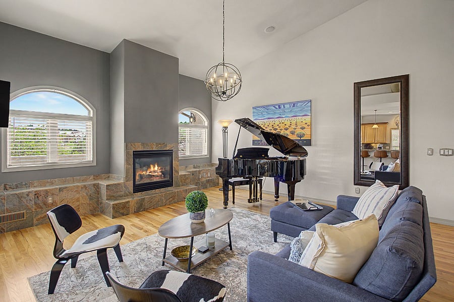 Great Room Open Vaulted Ceilings
