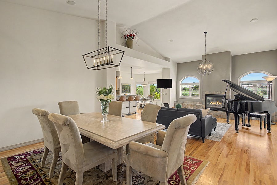 Dining Area Open Floor Plan