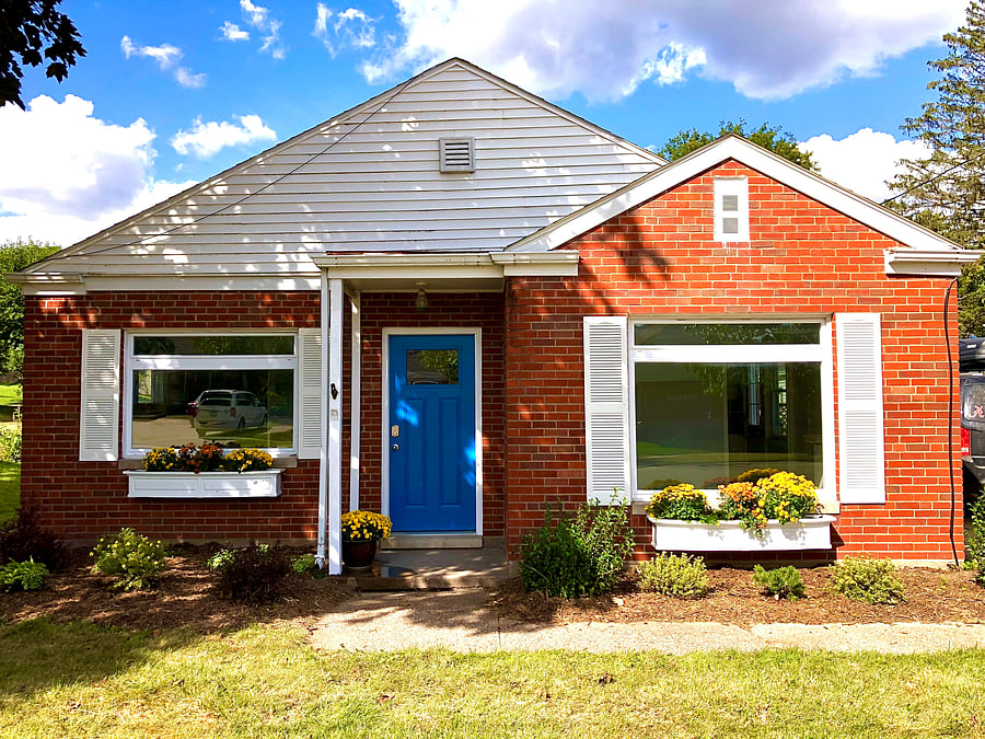 Cute brick house in a safe walkable neighborhood.