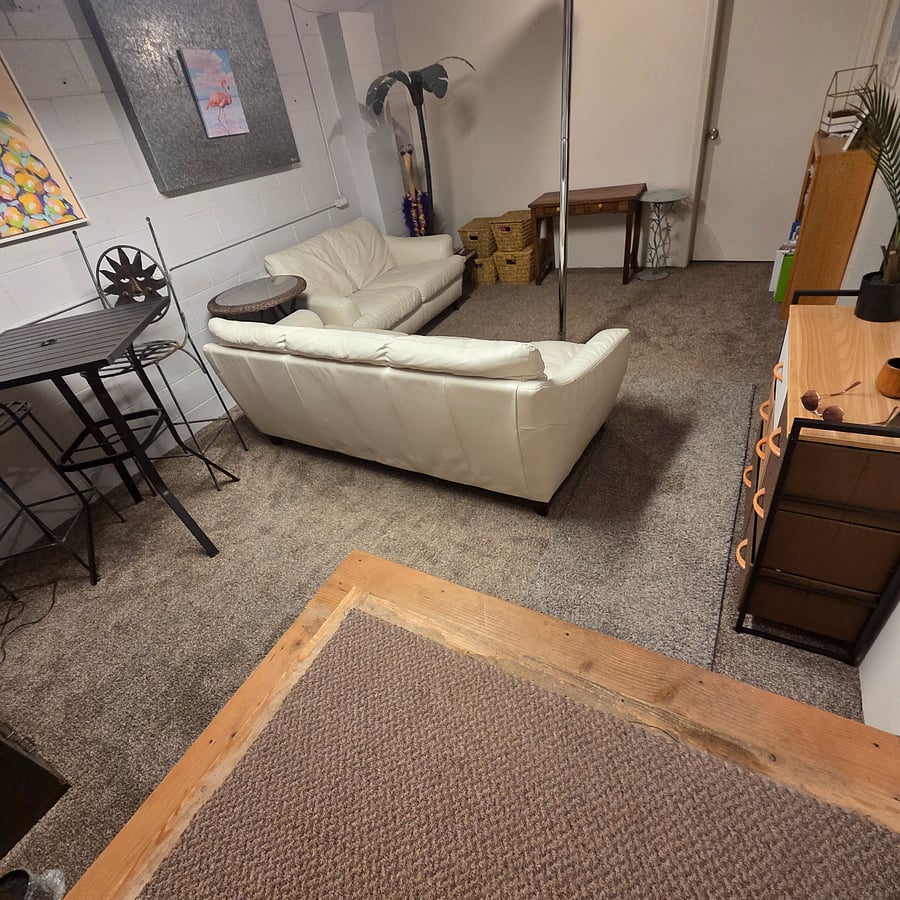 Private living room area