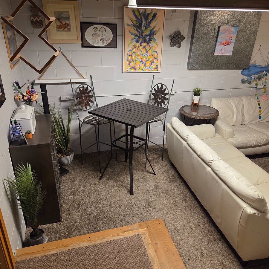 Private living room area.