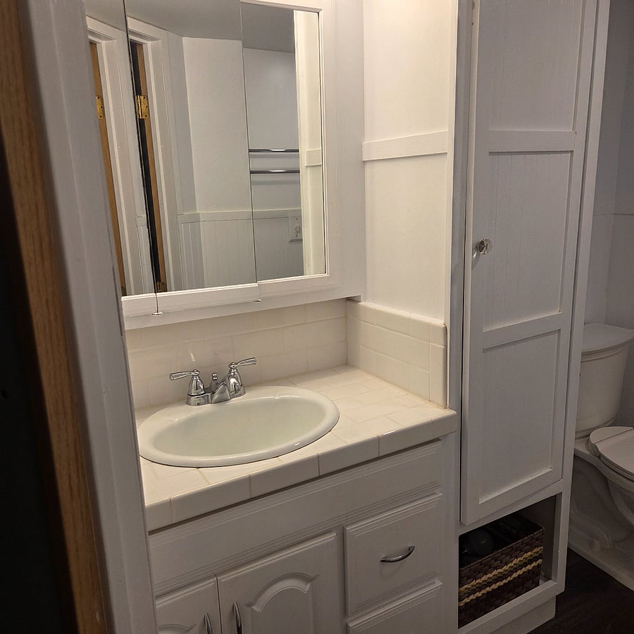 Private bathroom area
