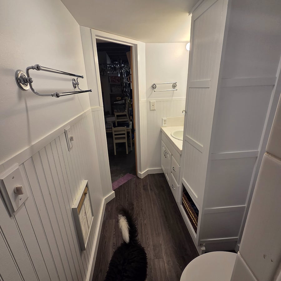 Private bathroom area
