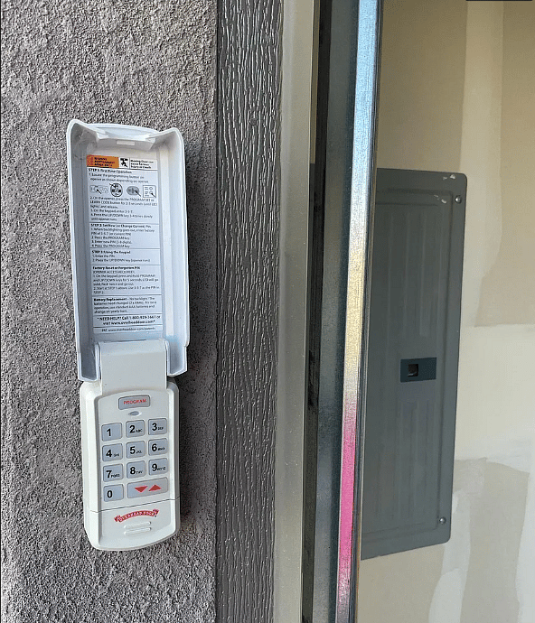 Garage Keypad Entry