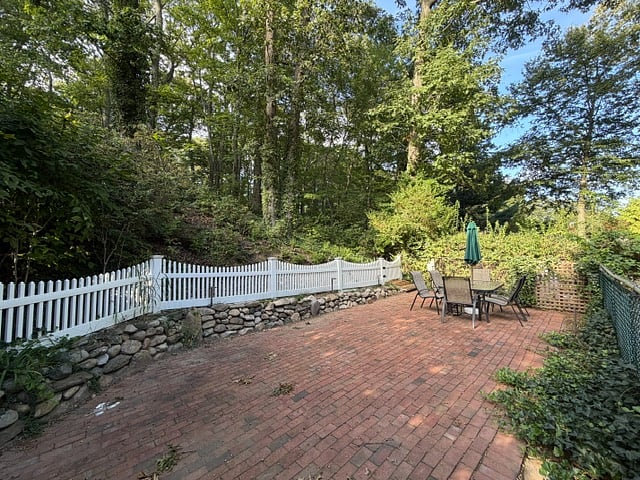 private backyard