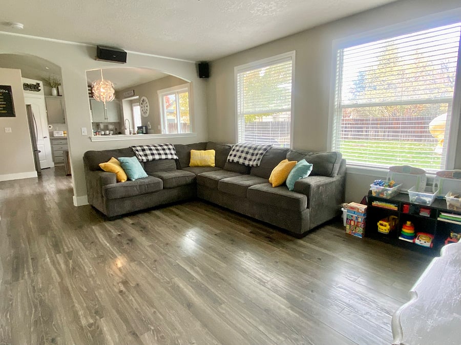Back living room.