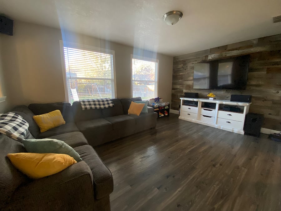 Back living room.