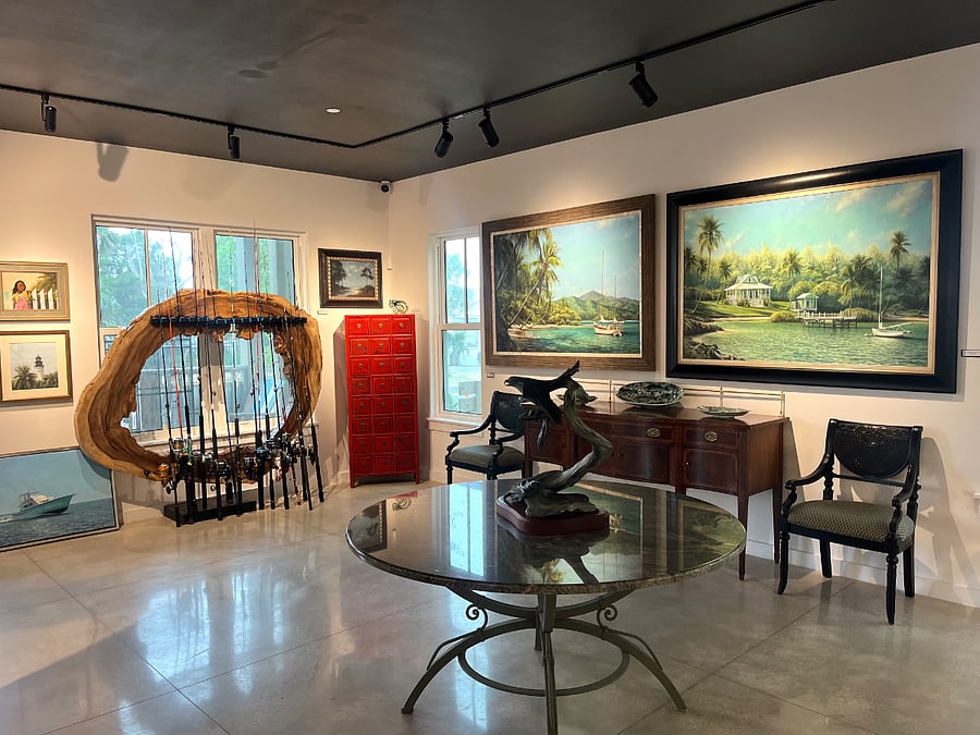 Downstairs Art Gallery