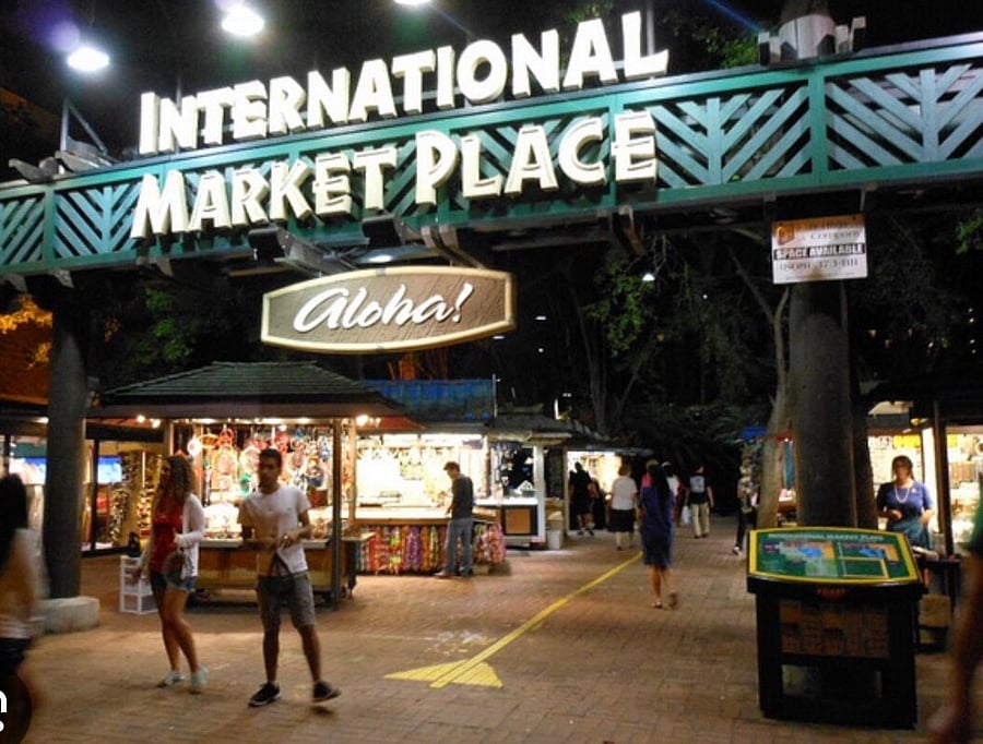 Studio over looks International Marker Place. Great restaurants and shopping along with target.