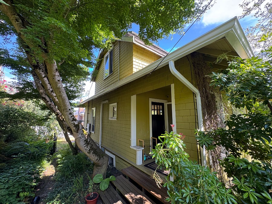 Front porch and door