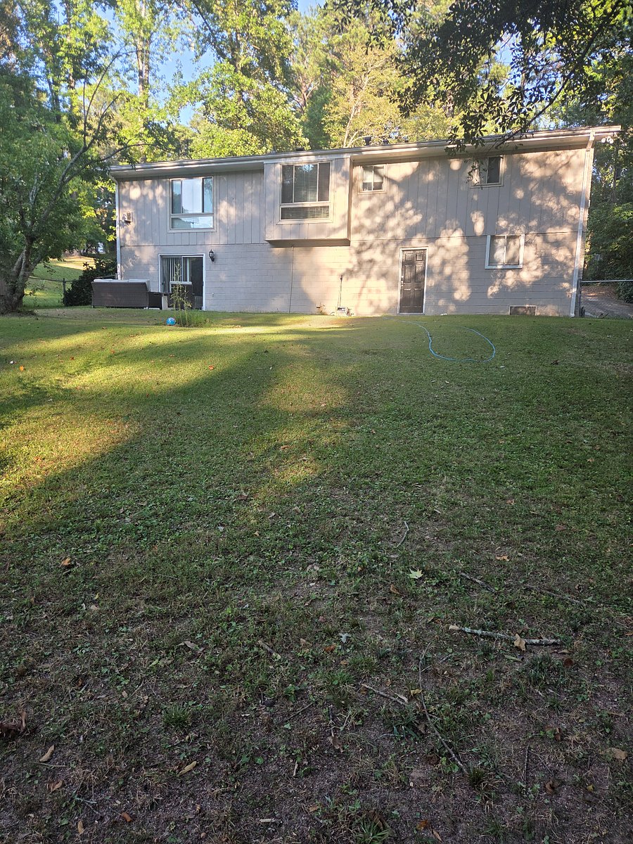 Back of the home. 