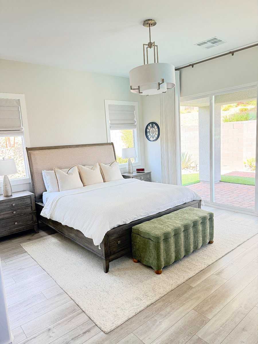 Master Bedroom with slider to back yard