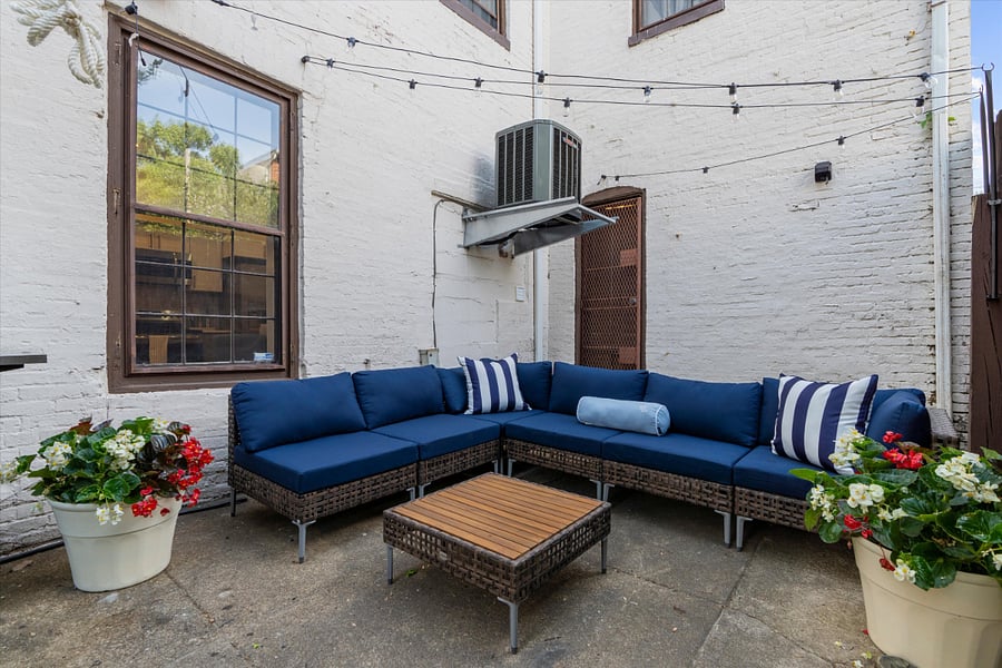 Attached Private Courtyard