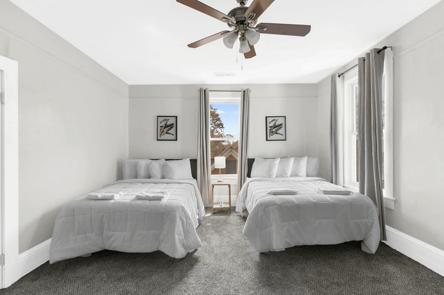 With two full beds and a spacious layout, this room provides plenty of room to relax and unwind after a full day out.