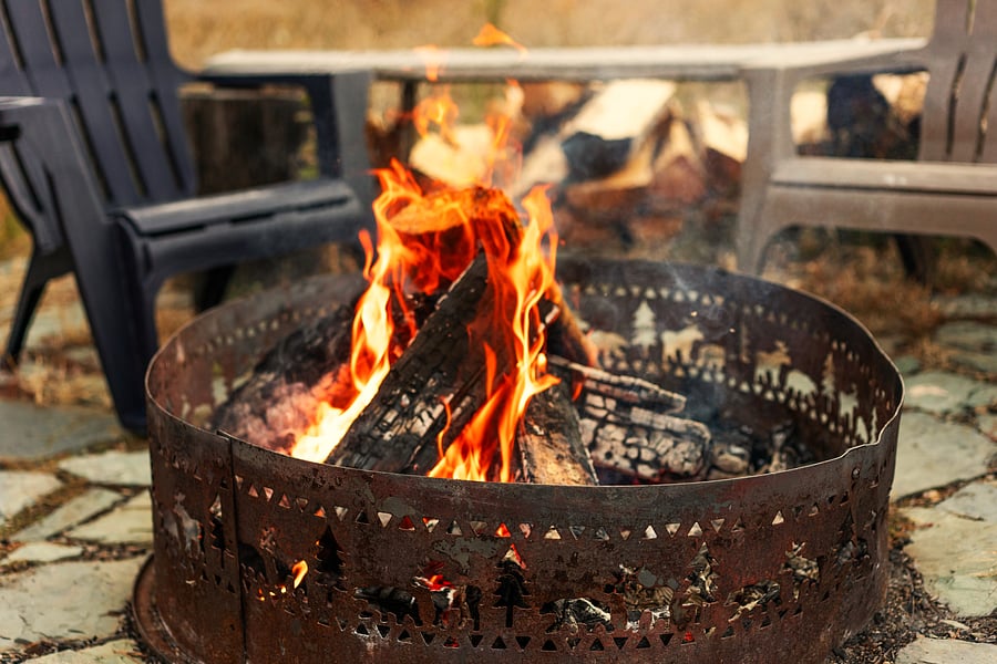 Nothing like a fire to share stories around.