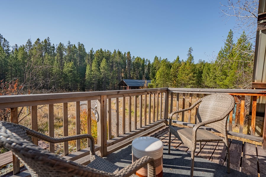 Have some morning coffee on the deck.