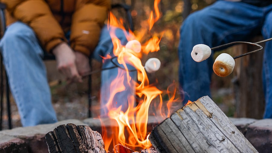 Perfect your Marshmallow roasting skills!