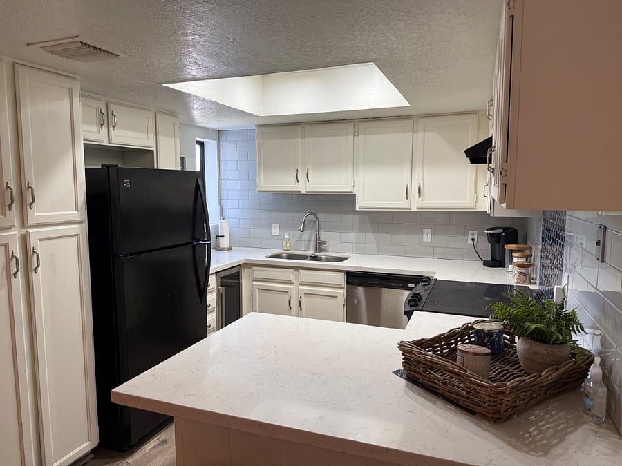 Kitchen includes microwave, and Keurig and all essentials