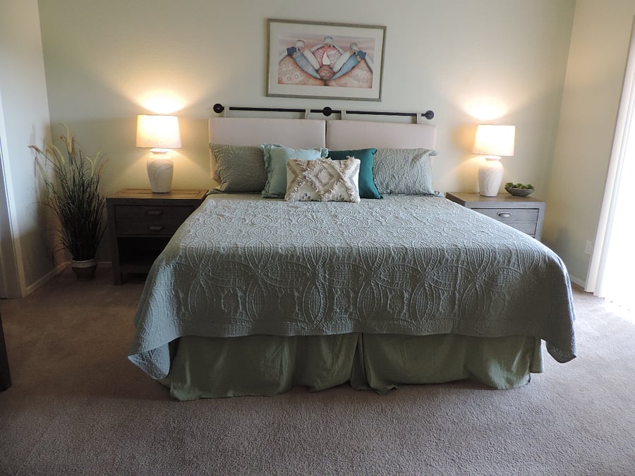 First main bedroom, just off from the breakfast bar