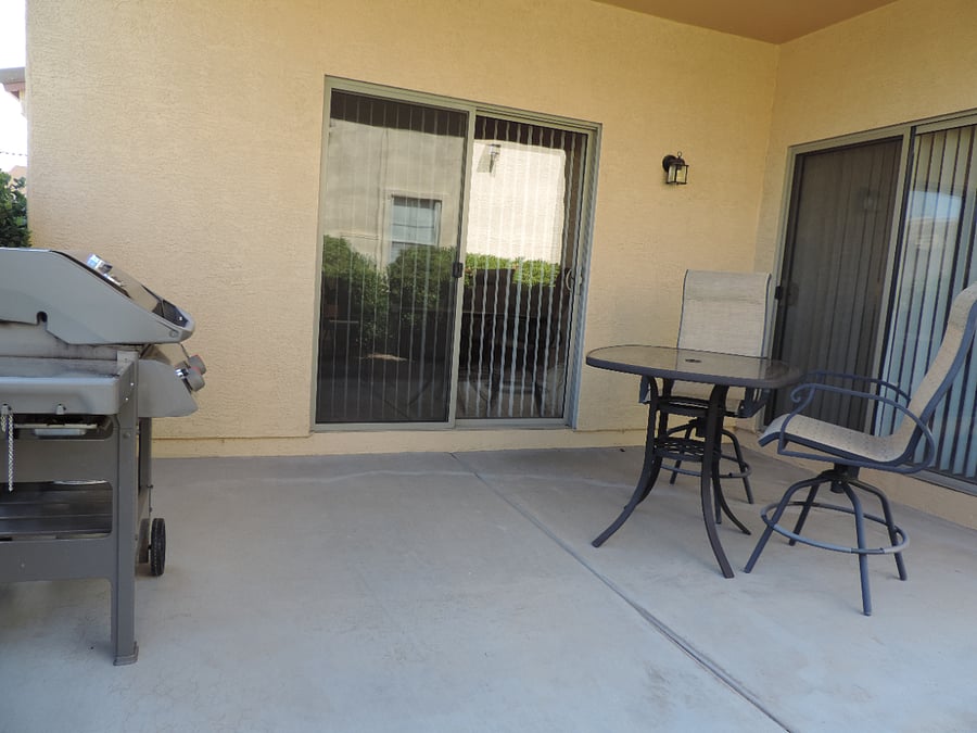 Comfortable open patio