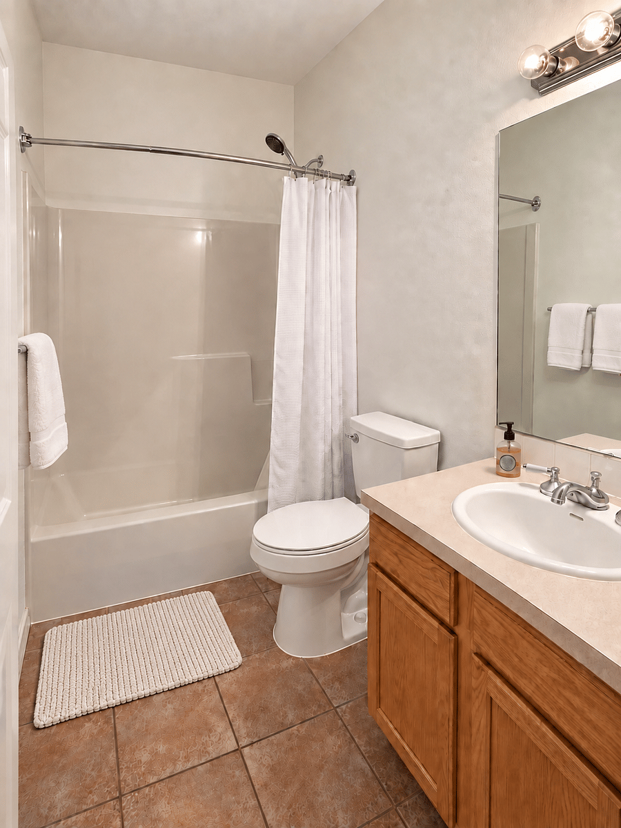 Bathroom with full shower/tub
