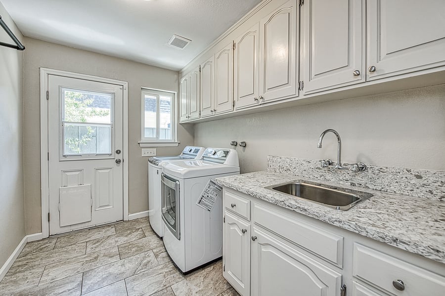 Laundry room- close to Master bedroom