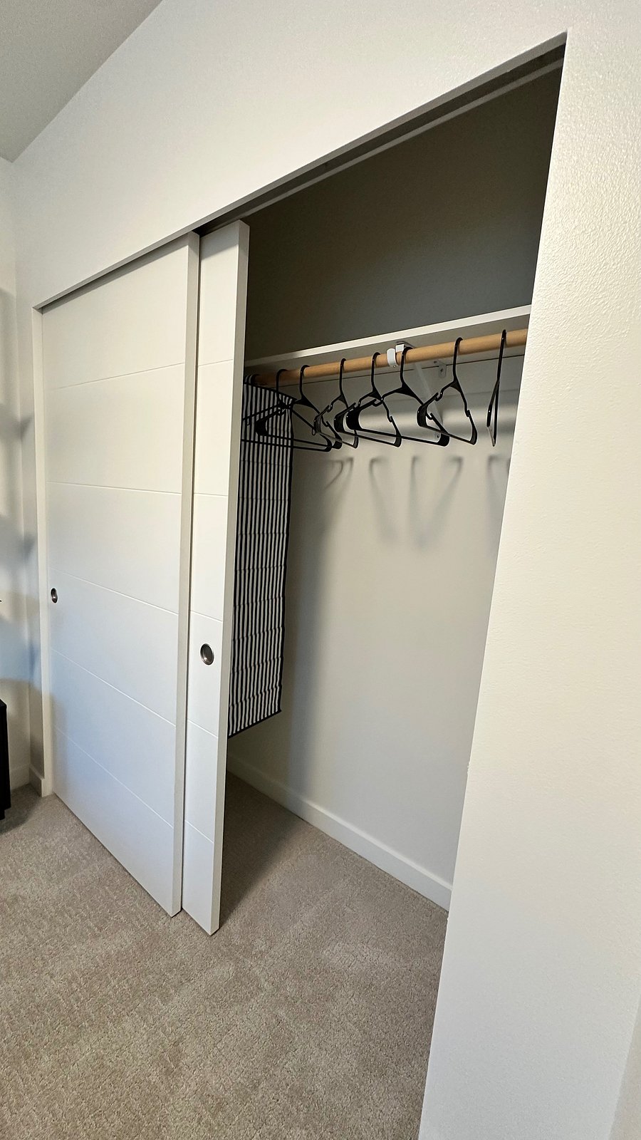 Downstairs closet
