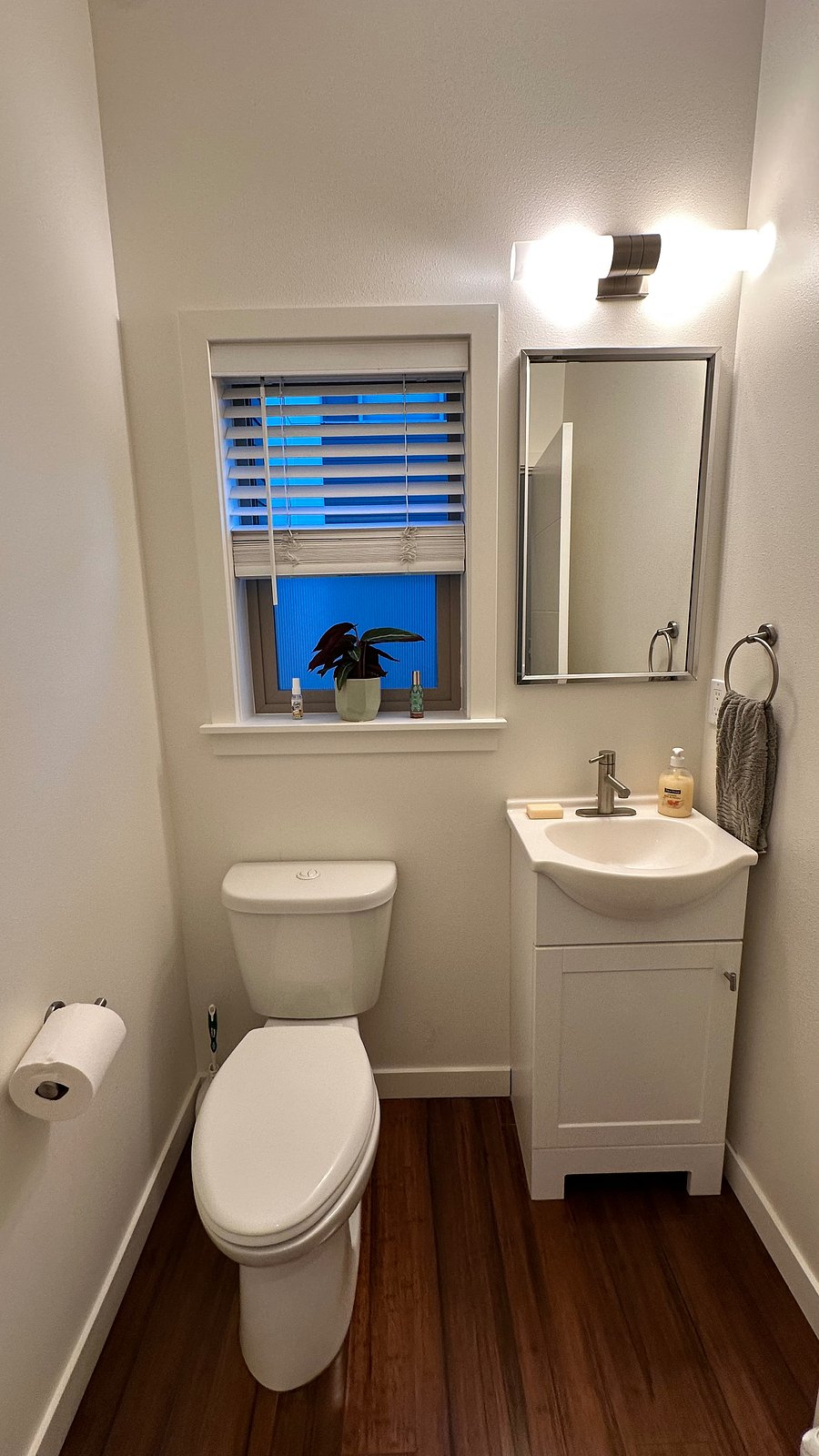 Shared powder room