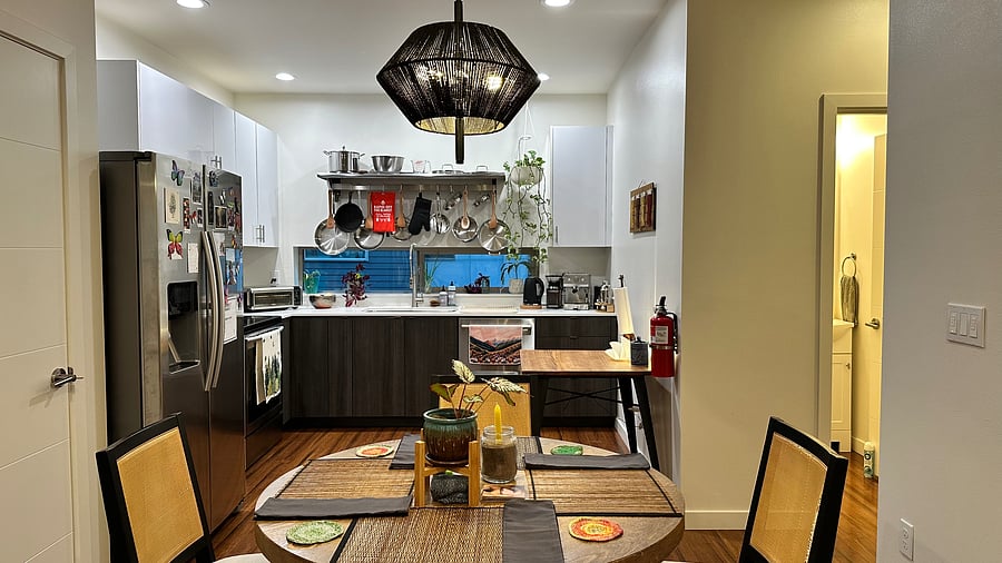 Shared kitchen + dining