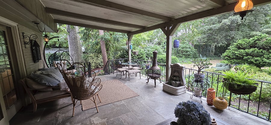 Shared patio
