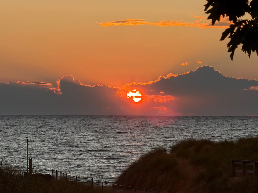 One of hundred of sunsets from the deck