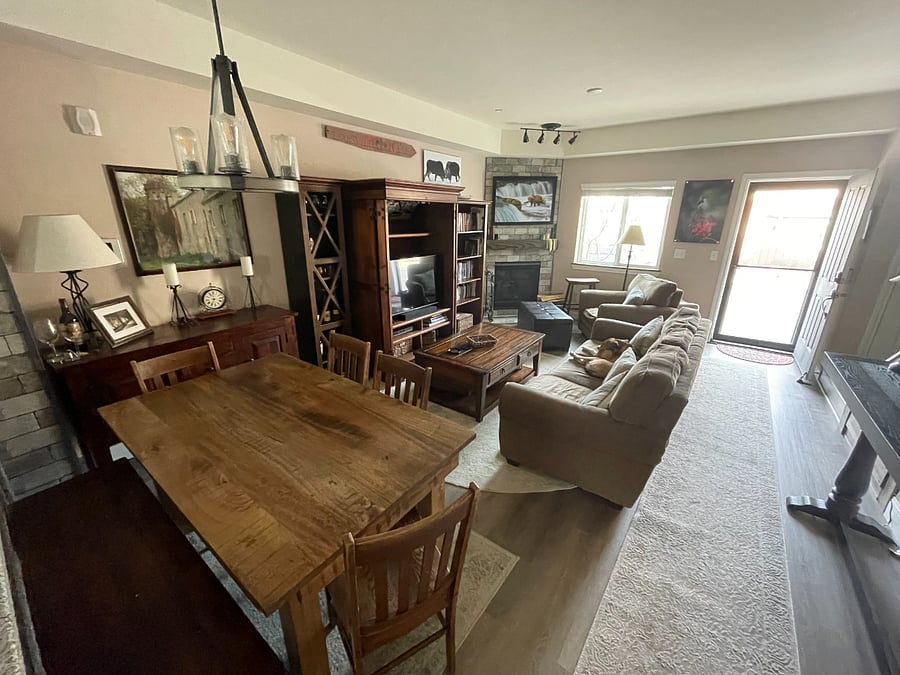 Ground floor living room from kitchen