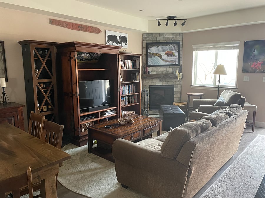 Ground floor living room from kitchen