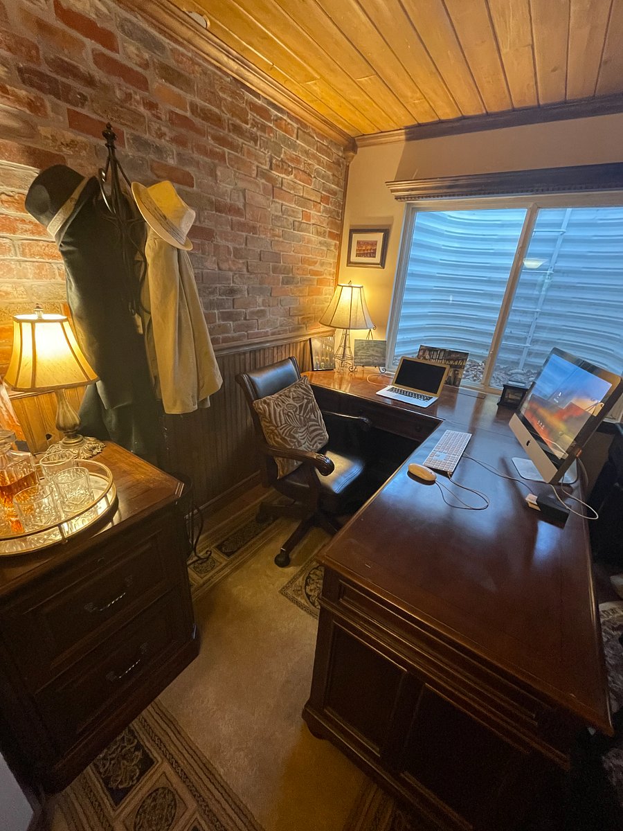 Downstairs private office