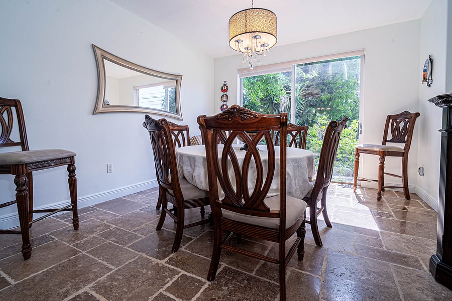 Formal dining room.