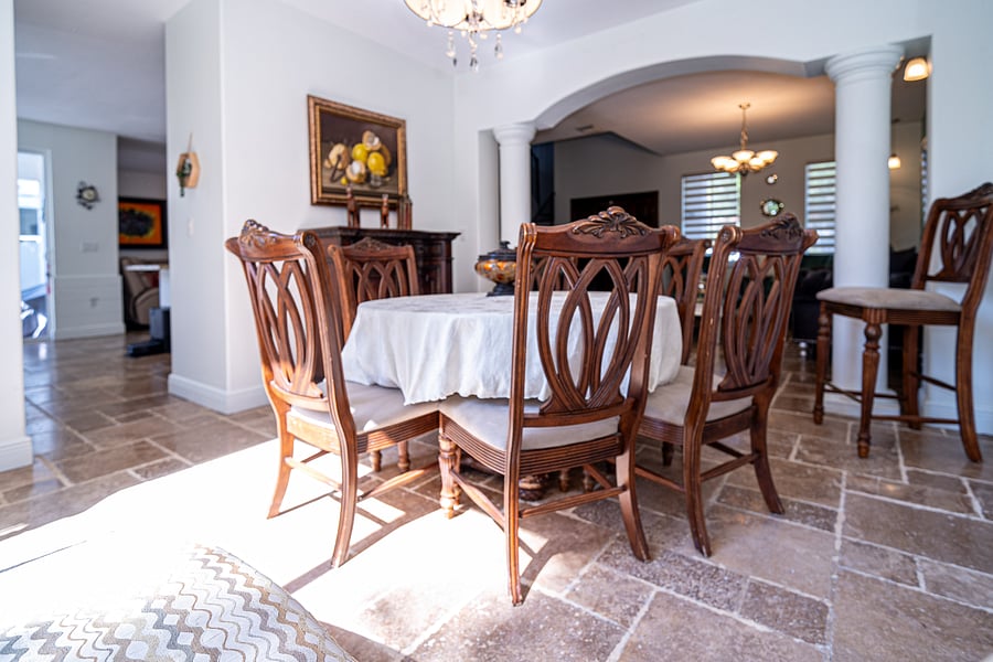 Formal dining room.