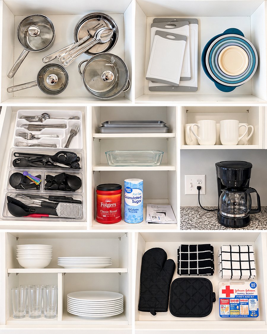 Complete Kitchen Essentials for Cooking & Baking Everyday Meals