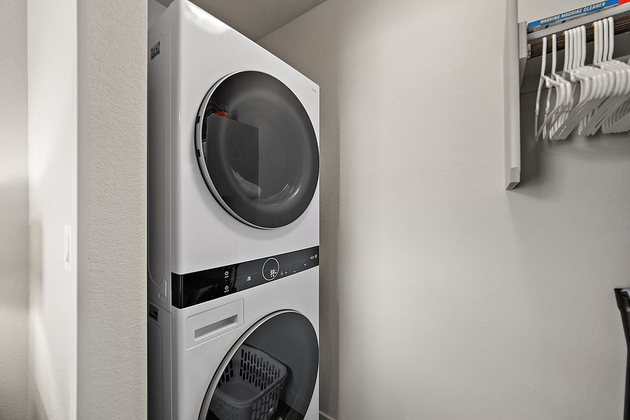 Private, ensuite, washer and dryer - no laundromat required!