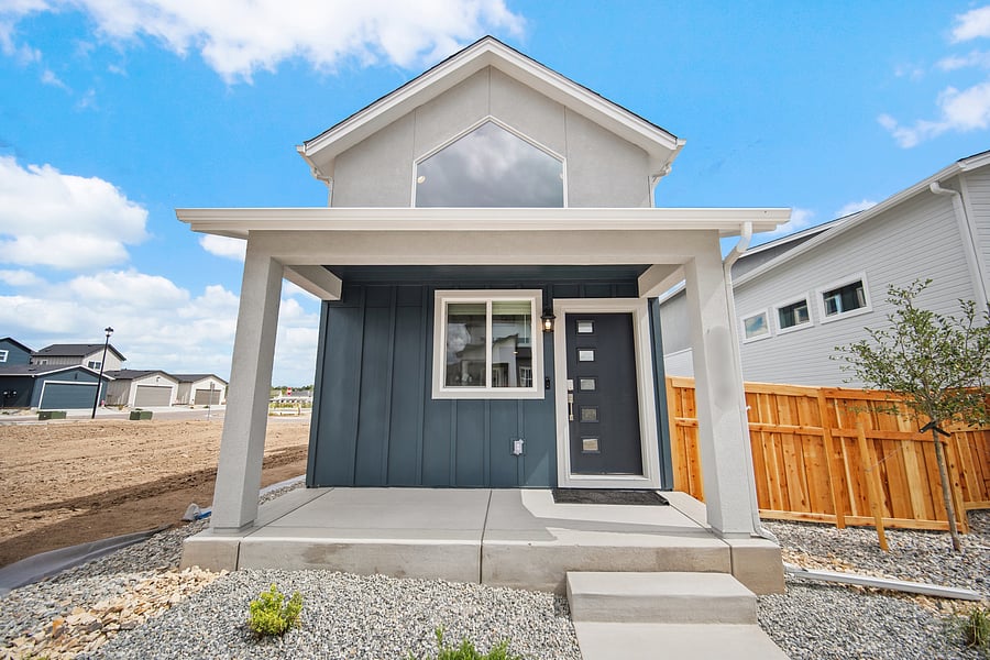 Welcome home! Brand-new construction with a charming covered front porch.