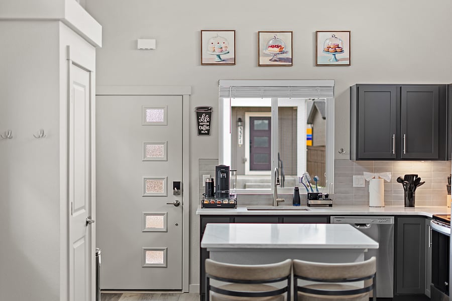 Your morning coffee is covered! Enjoy a fully stocked Nespresso coffee station.