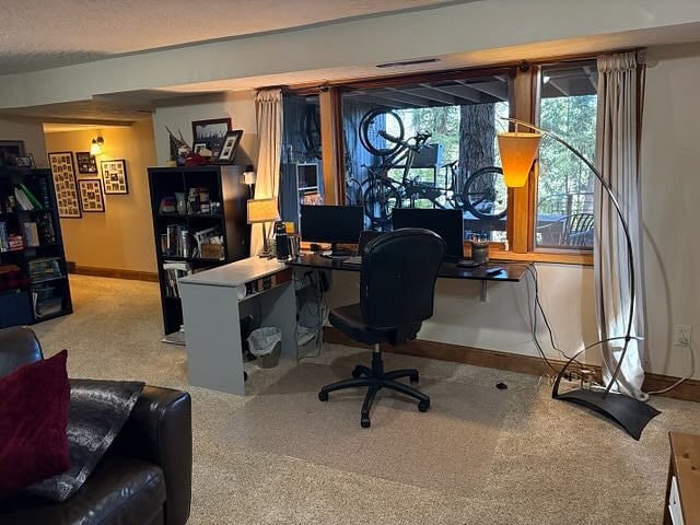 Downstairs Office & Family Room