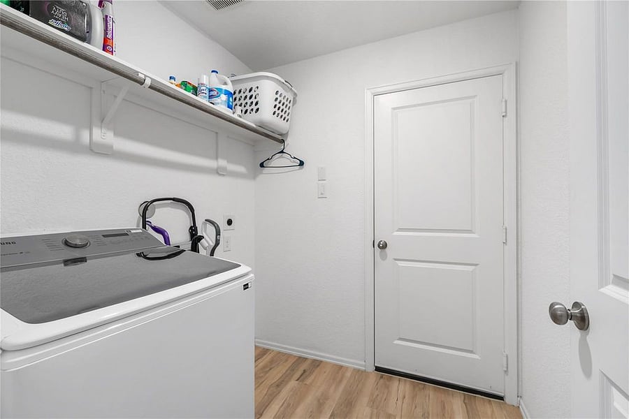 Washer included with rental