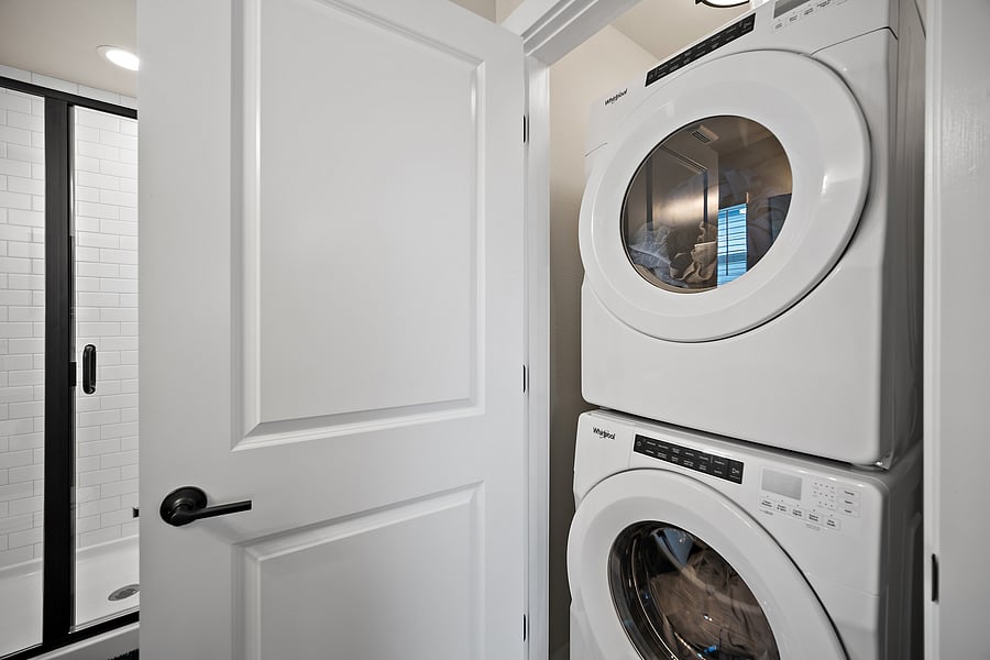 Do laundry on your schedule with your own washer and dryer.