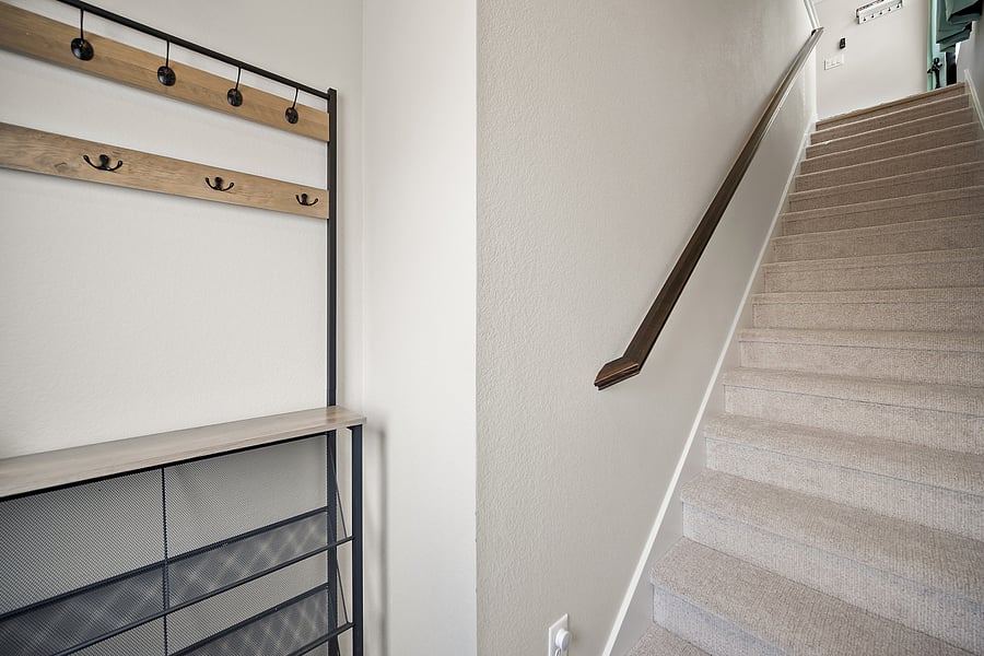 Your own entry and stairs lead up to the private ADU.