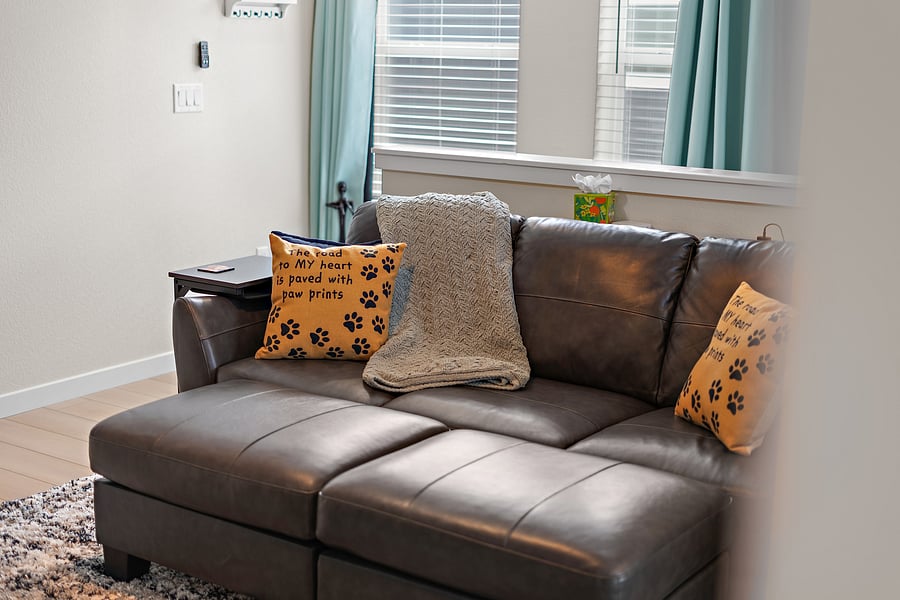 Stretch out and recharge in your comfortable living space.