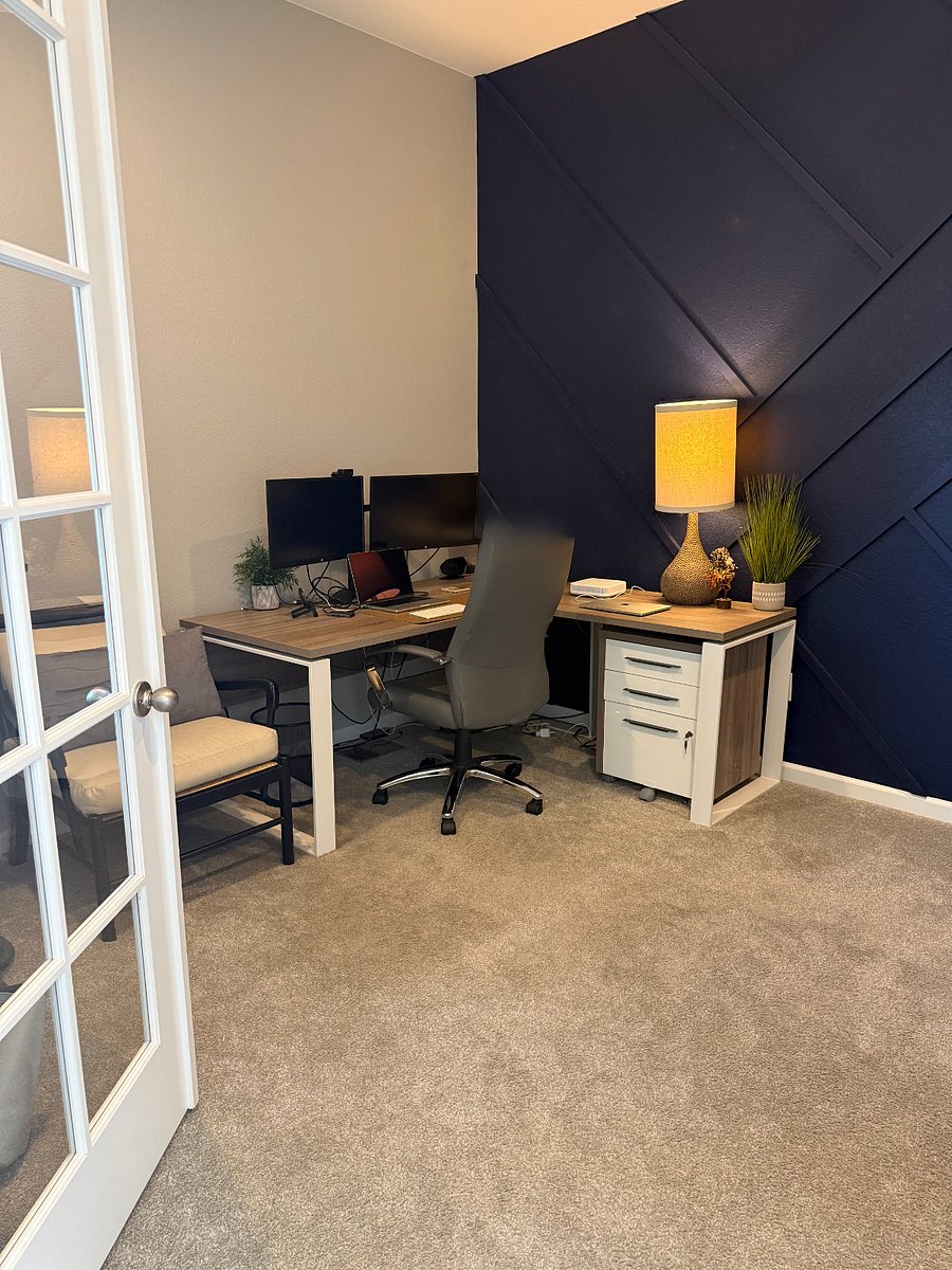 Main floor office (monitors not included)